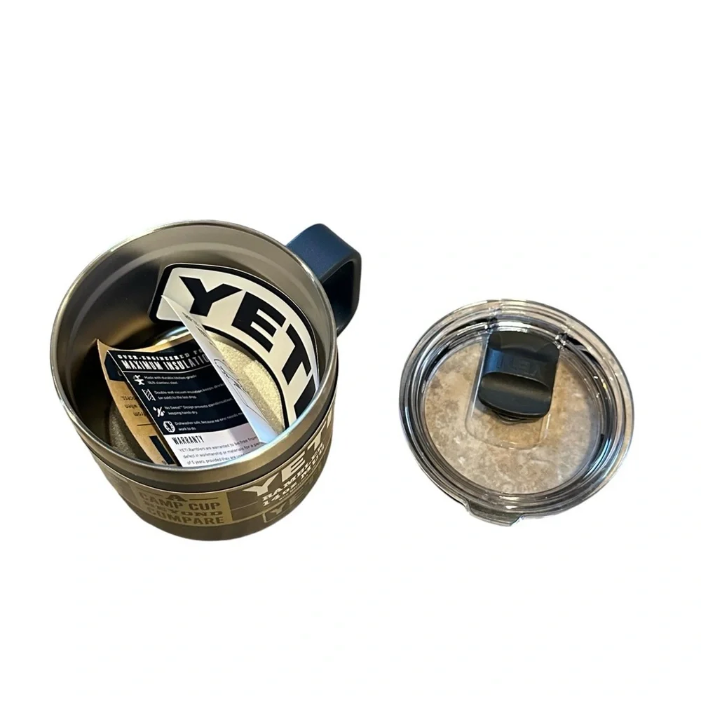 YETI 14oz Stackable Rambler Mug in navy - Picture 5 of 5